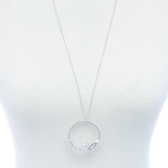 Designer Fashion Snake Ring Pendant Necklace - Picture 1 of 1